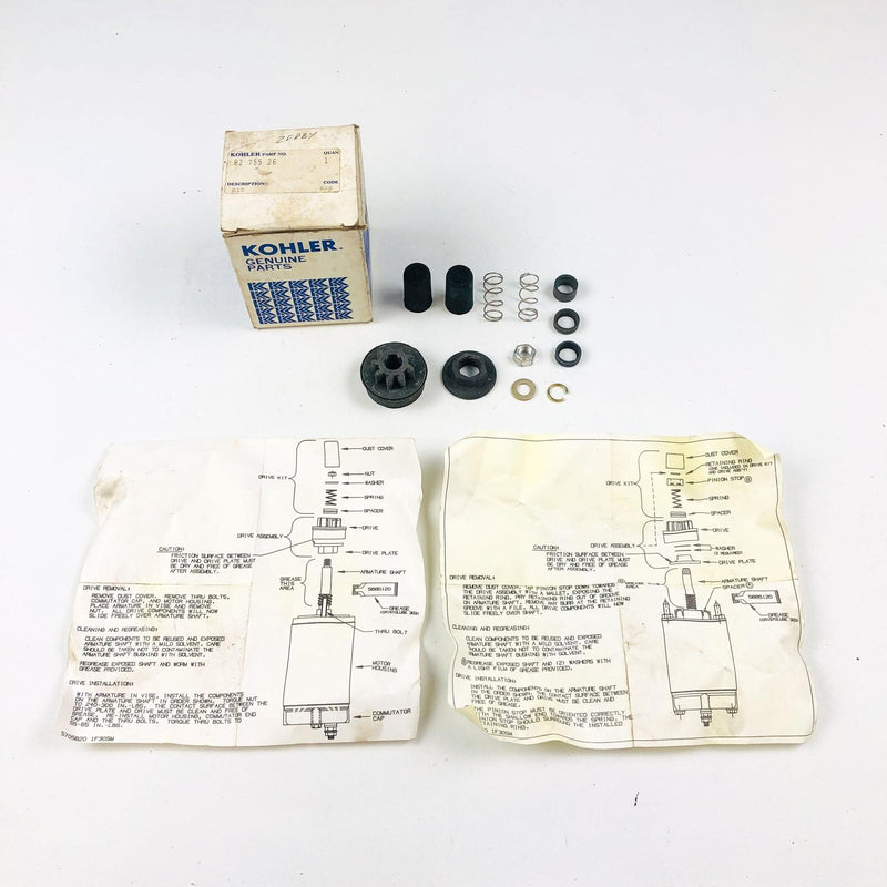 Kohler 8275526 Starter Drive Kit OEM NOS 82 755 26 Engine Parts 11