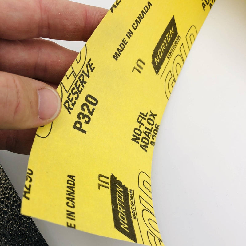 Norton 60321 Sanding Sheet Roll 2-3/4in x 25yd A290 P320 Grit Gold 1 Roll 6