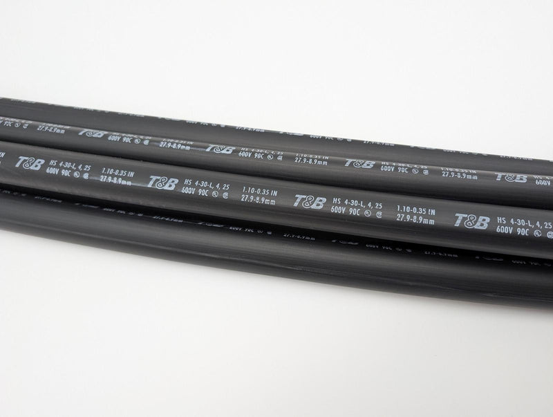 Thomas & Betts HS4-30-4 Heat Shrink Tubing 4' L 1.1" ID 3:1 Ratio 1-3/0 AWG 5 PK 2