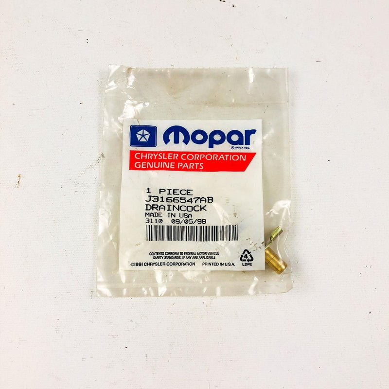 Mopar J3166547AB Draincock for Radiator OEM NOS 1983-86 CJ 7-8 XJ Cherokee 7