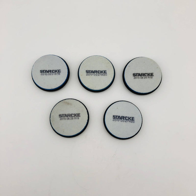 Starcke 3BP-BB Buffing Polishing Pad 3in Soft Blue Foam Hook Loop R19 Lot of 5 7