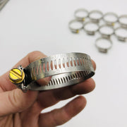 Breeze 64024 Hose Clamp 1-1/16 x 2in Worm Drive 301 SS Band 410 SS Screw 10pk 7