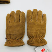 Majestic 1640 Winter Work Gloves Sz Small Side Split Lined Leather Knit 2 Pairs 6