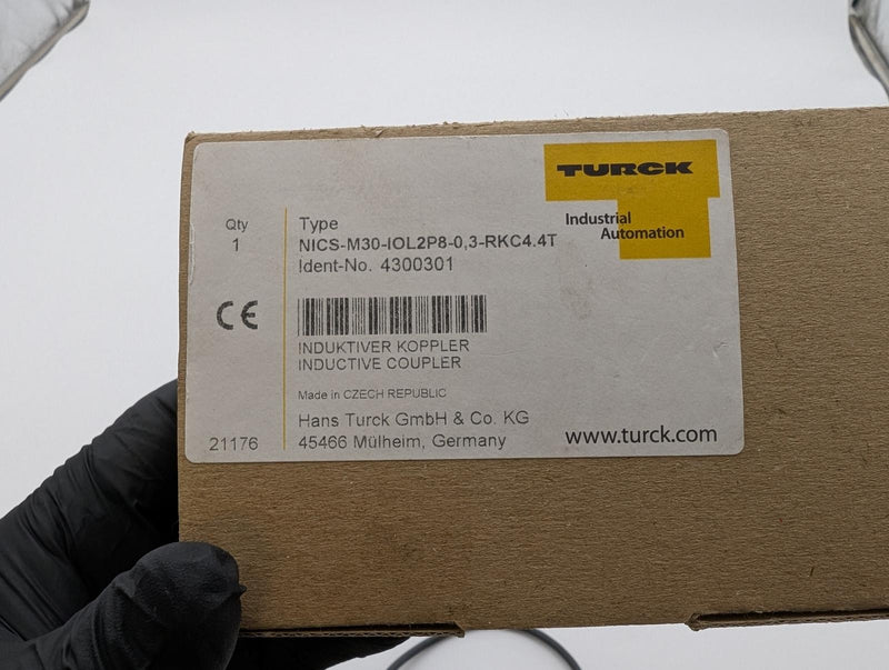 Turck NICS-M30-IOL2P8-0.3-RKC4.4T Inductive Coupler Secondary Side M30 × 1.5