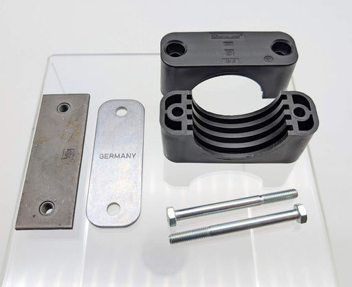Stauff 50mm Clamp Assembly w/ Weld Plate Hex Head Bolt Profile SP-650-PP Series 1