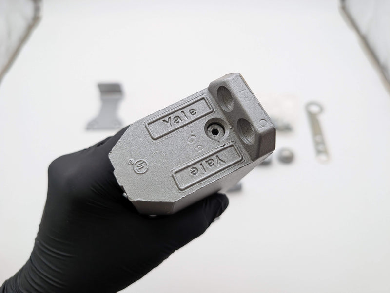 Yale 155 Door Closer Tri-Pack Hold Open Backcheck Reversible Aluminum Finish