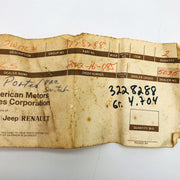 AMC Jeep 3228288 Switch EGR CTO Left Side Of Block OEM NOS 1981 Export 4 Speed 10