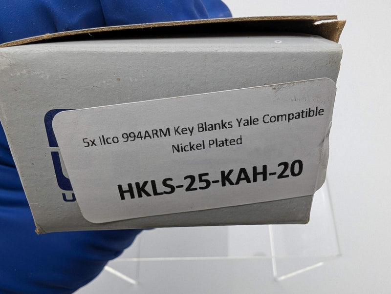 5x Ilco 994ARM Key Blanks Yale Compatible Nickel Plated 4