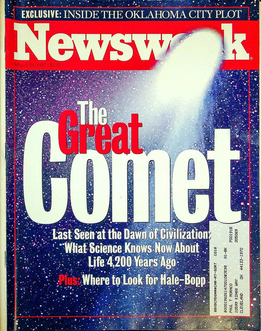 Newsweek Magazine March 24 1997 Hale-Bopp Comet Tim McVeigh Oklahoma City Bombs 1