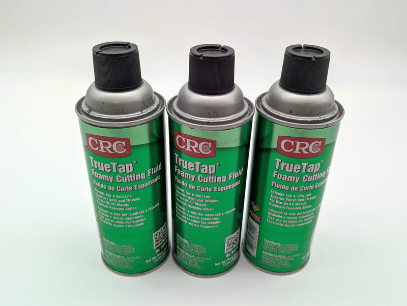 CRC #03410 TrueTap Foaming Amber Cutting Fluid 16 Oz Aersol Cans Pack of 3