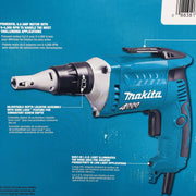 Makita FS4200 Drywall Screwdriver Screw Gun 4000 RPM Corded 1/4in Chuck Hex 6A 3
