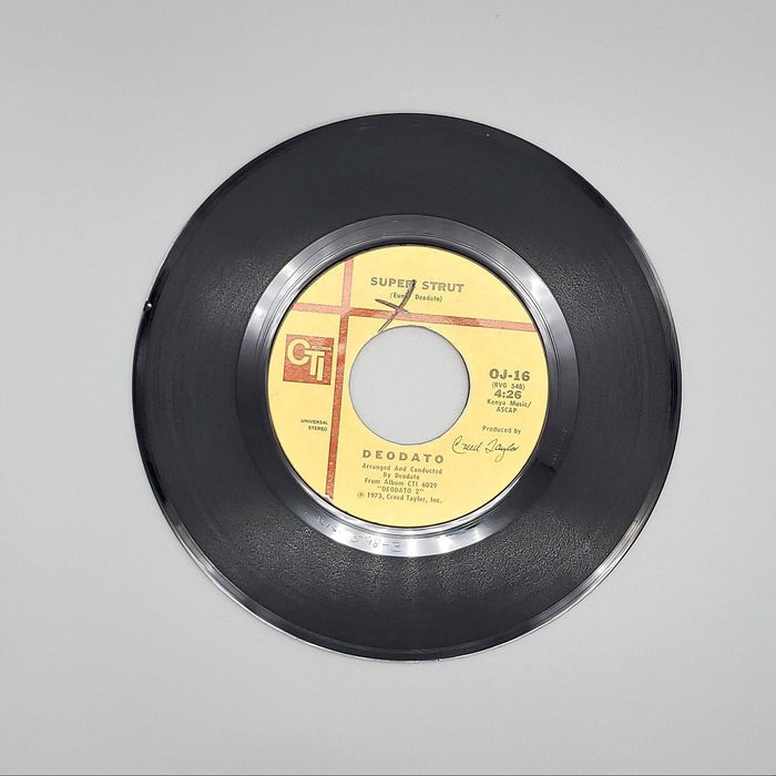 Eumir Deodato Rhapsody In Blue Super Strut Single Record CTI Records 1973 OJ 16 2