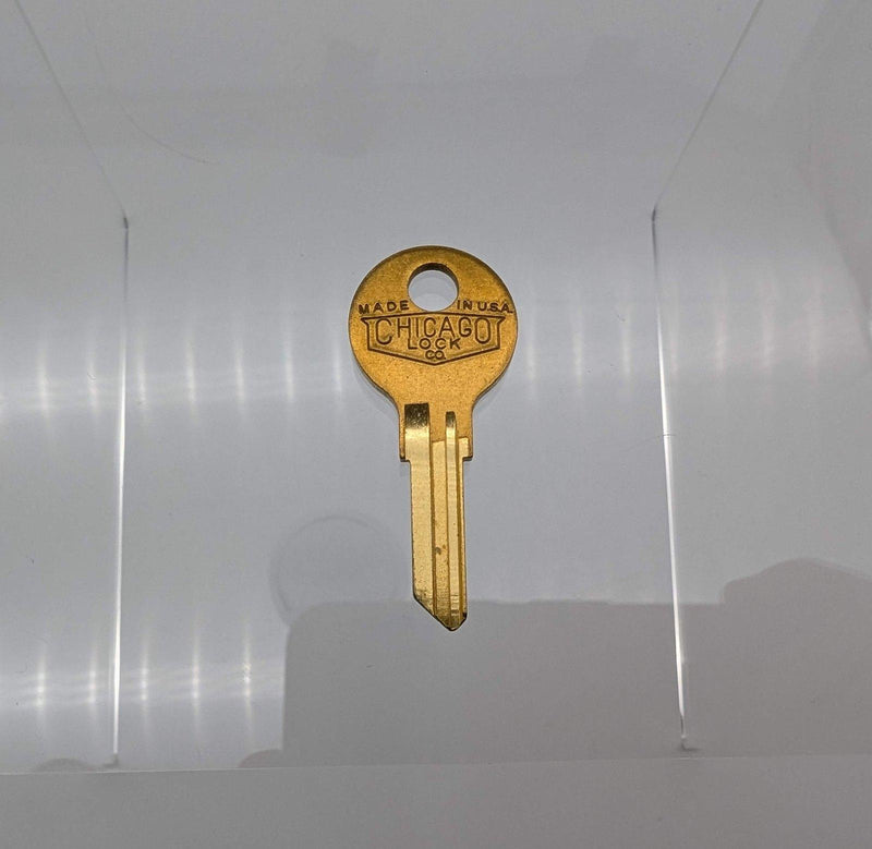 10x Chicago K101 Key Blanks 6 Pin for Some Chicago Cabinet Locks Brass 1
