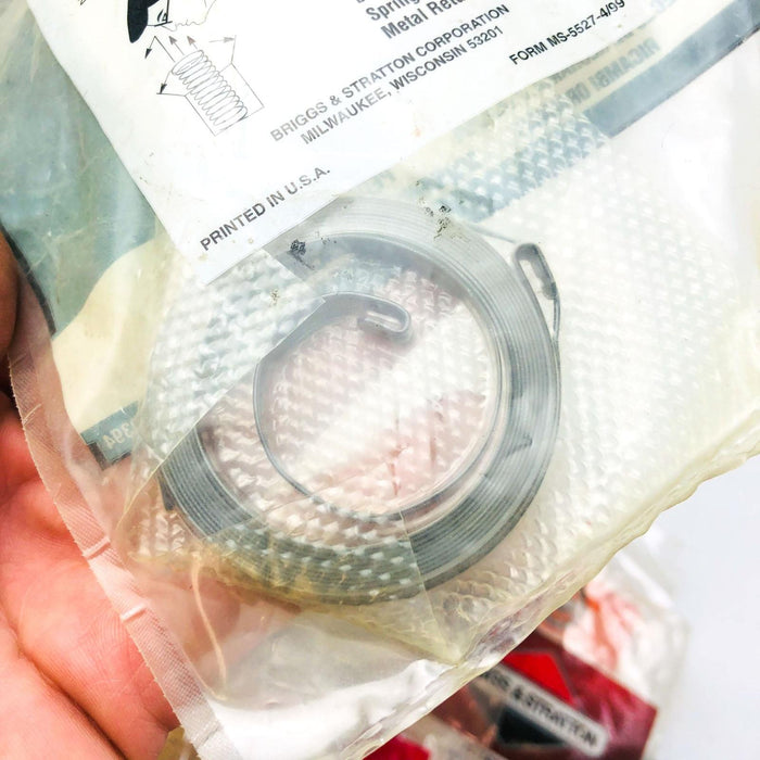 Briggs and Stratton 710270 Rewind String Spring Recoil Chrome OEM New NOS 5