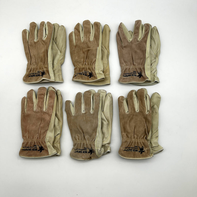 MCR Safety 3204K Drivers Gloves XL Split Back 7 Ga Made With Kevlar 6 Pairs