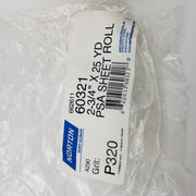 Norton 60321 Sanding Sheet Roll 2-3/4in x 25yd A290 P320 Grit Gold 1 Roll 2