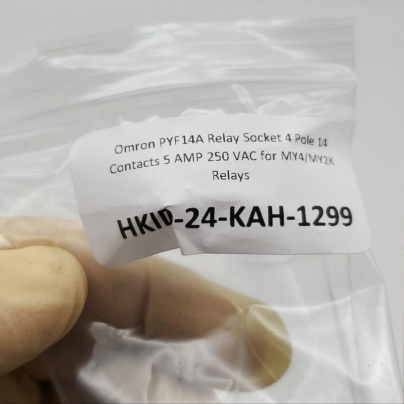 Omron PYF14A Relay Socket 4 Pole 14 Contacts 5 AMP 250 VAC for MY4/MY2K Relays 4