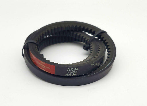 Gates AX34 Notched Belt 1/2" Width 36" Length 0.31" Thick Tri-Power 1