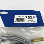 Radnor 64002742 Mig Gun Liner Model 42-4045-15 Tweco Style 1ct 2