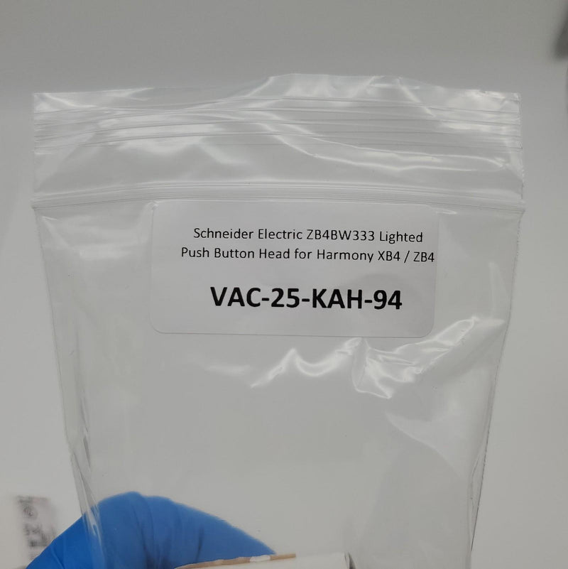 Schneider Electric ZB4BW333 Lighted Push Button Head for Harmony XB4 / ZB4 4