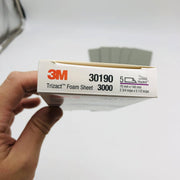 3M 30190 Foam Sheet Trizact Sanding 2-3/4 x 5-1/2 Hookit P3000 5 Sheets Per Pack 5