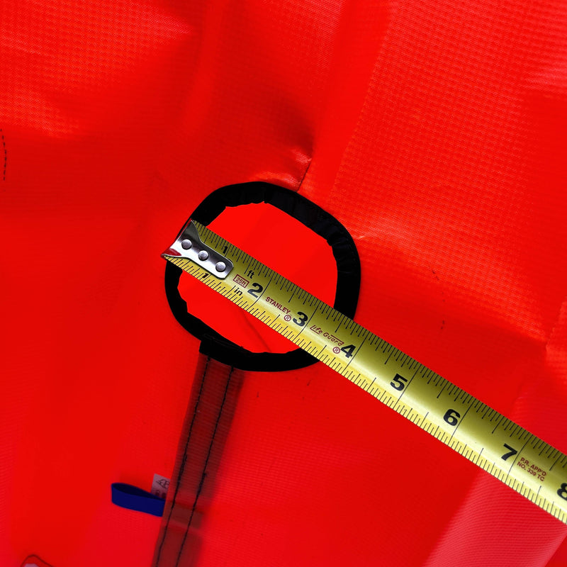 Cotton Goods Manufacturing FD47-1-200 Fire Hose Cover 10oz Orange Reels Carts