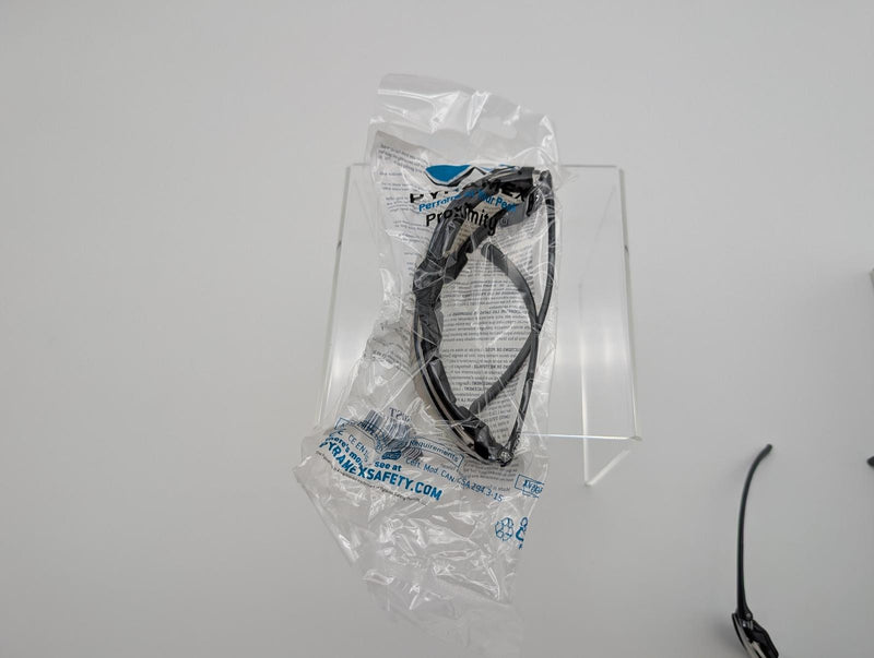 Pyramex SB9380ST Safety Glasses Black Frame Clear Anti-Fog Lenses 12 Pairs 6