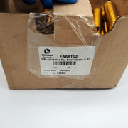 FalconGrip 5/8-11 x 3" Hex Cap Screws Grade 8 FA68102 Yellow Zinc Pack of 25 5