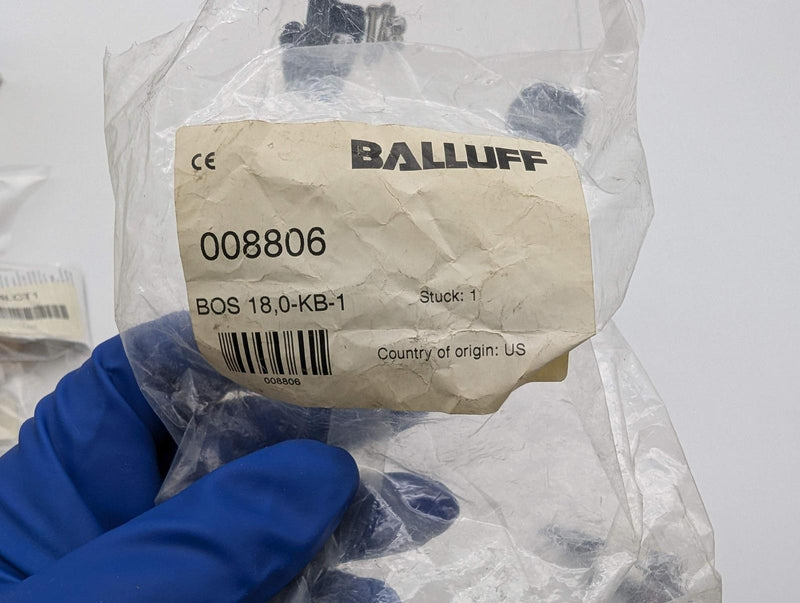 Balluff Mounting Clamp for BOS 18.0-KB-1 M18 Sensor w/ Ball Joint BAM00T3 6