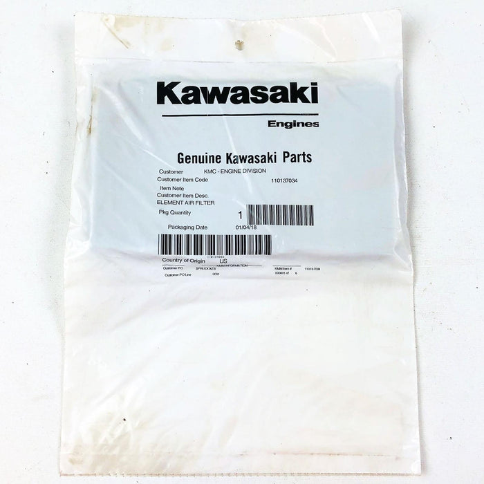 Kawasaki 110137034 Air Filter Element Pre OEM New Old Stock NOS 1