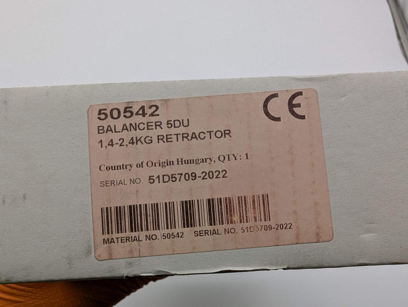 Desoutter 5DU Spring Tool Balancer 3.1 to 5.3lb Capacity 4.9ft Cable 50542 6