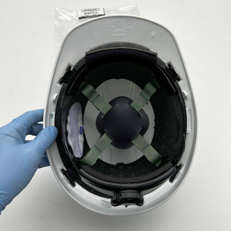 Honeywell A89R010000 Hard Hat White Ratchet Suspension A89 Matterhorn Class 2