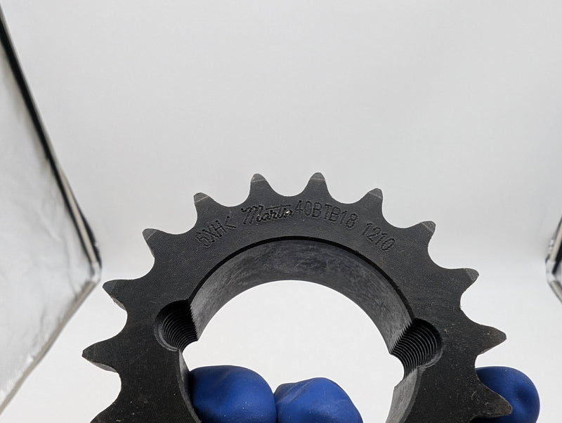 Martin 40BTB18 1210 Roller Chain Sprocket 1210 Bore 18 Teeth 1/2" Pitch 2