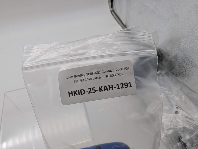 Allen Bradley 800F-X01 Contact Block 10A 690 VAC No Latch 1 NC 800FX01 5