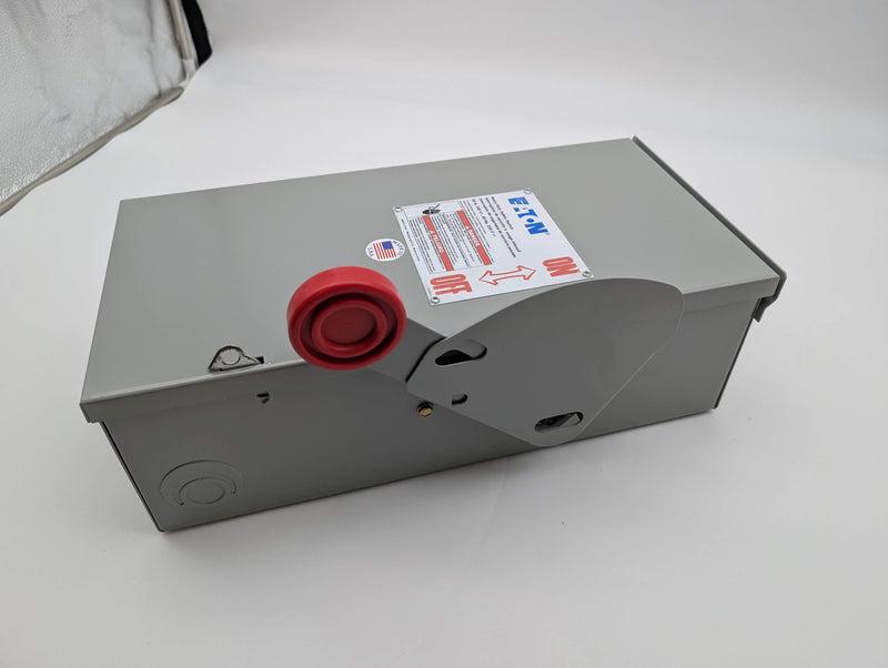 Eaton DH322FRK 3-Pole Fusible Safety Switch 60A 240V 16.5"H 7.75" W 5" D NEMA 3