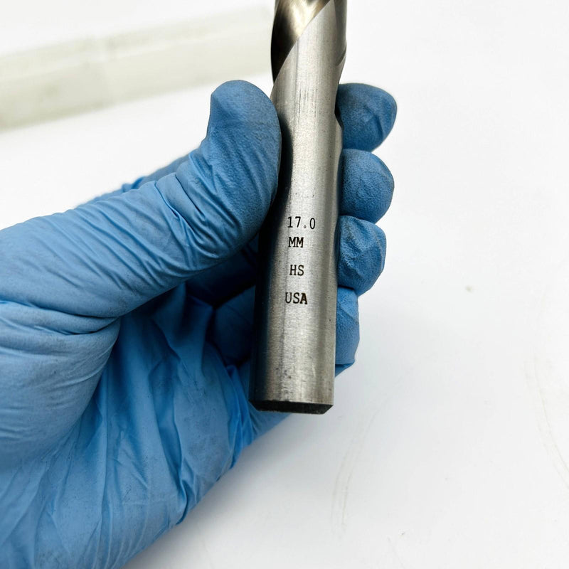 Cle-Line C62926 Jobber Length Drill Bit 1898 17.0MM General Purpose Bright HSS