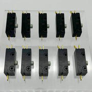 ZF Electronics E13-00E Switch Snap Action 15A 125VAC Round Plunger Lot of 10 1