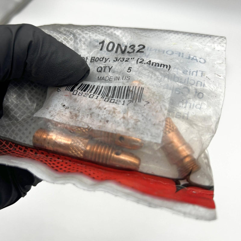 WeldCraft 10N32 Collet Body for 3/32" 2.4mm Copper for Tig Welding Lot of 20