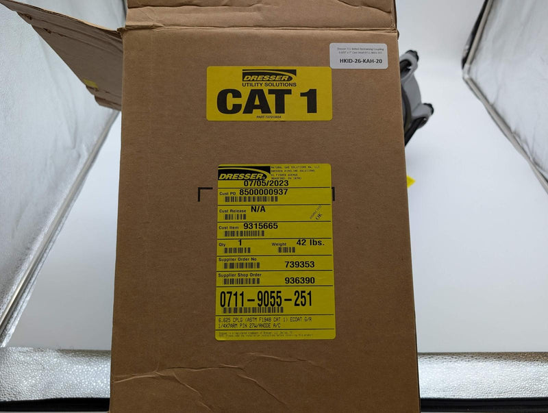Dresser 711 Bolted Restraining Coupling 6.625" x 7" Cast Steel 0711-9055-251 7