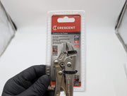 Crescent Curved Jaw Locking Pliers 5" w/ Wire Cutter C5CVN-08 Pack of 2 3