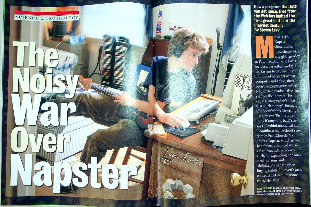 Newsweek Magazine June 5 2000 Napster War Streaming Music Ownership Survivor 4