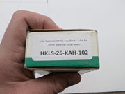 10x National D8795 Key Blanks 5 Pin for Some National Locks Brass 3