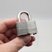 American Lock F24 Padlock 1"L x 1/4"D Shackle 1-1/2" Steel Body Warded Keyed Dif 2