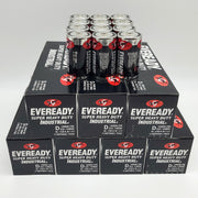 Eveready D Batteries Super Heavy Duty Carbon Zinc 1.5V 1250 R20 Case of 96 1