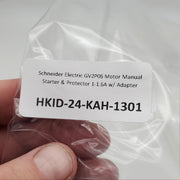 Schneider Electric GV2P06 Motor Manual Starter & Protector 1-1.6A w/ Adapter 6
