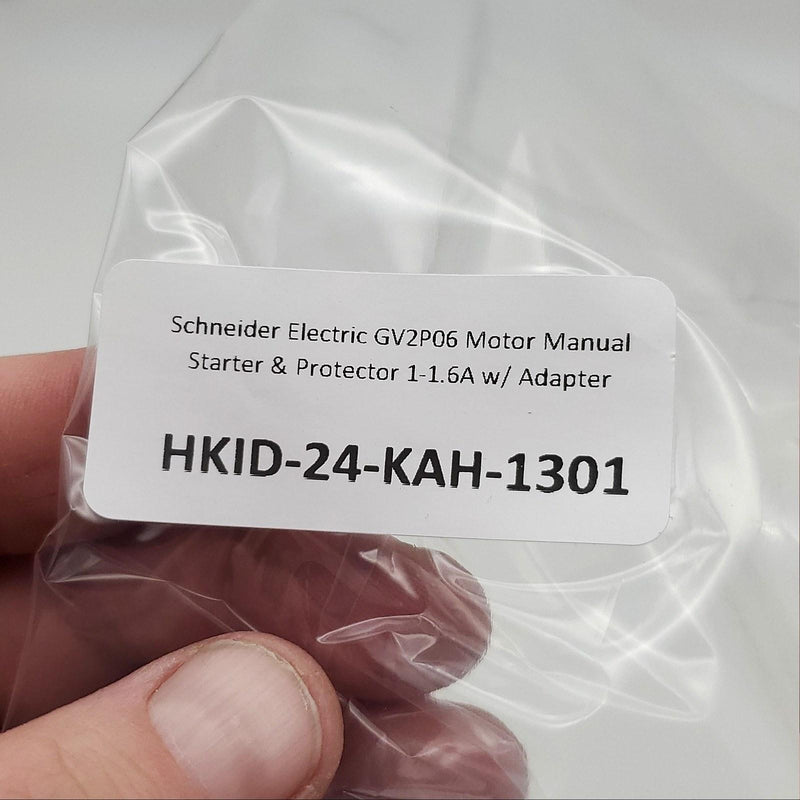 Schneider Electric GV2P06 Motor Manual Starter & Protector 1-1.6A w/ Adapter 6
