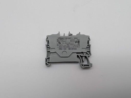 WAGO 2002-1201 Terminal Blocks 2-Conductor Feed Through DIN Rail Mount 10 Pack 2
