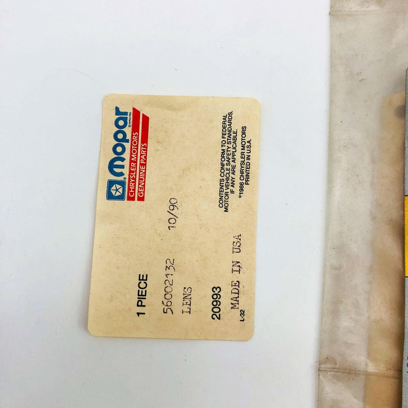 Mopar 56002132 Lens Identification for Transmission OEM NOS 1988-90 Jeep 6