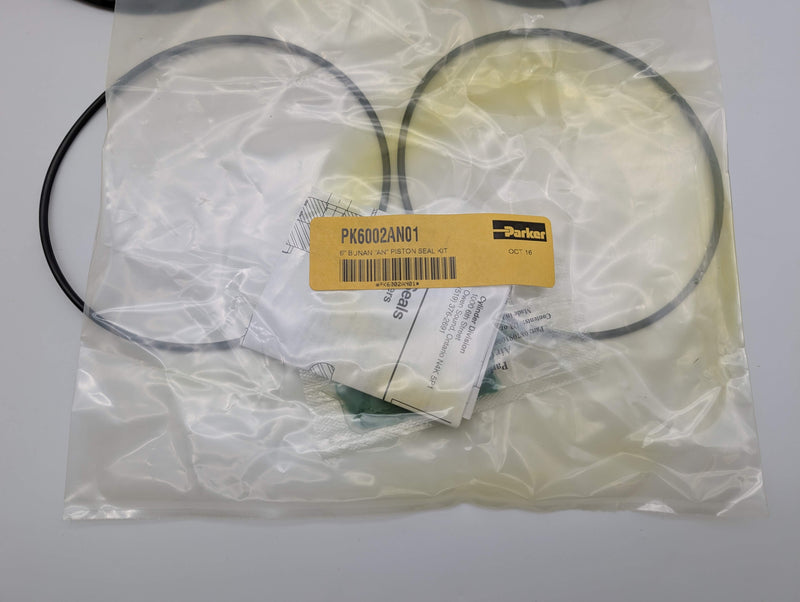 Parker PK6002AN01 6" Piston Seal Kit for 2AN / MAN Series Hydraulic Cylinders