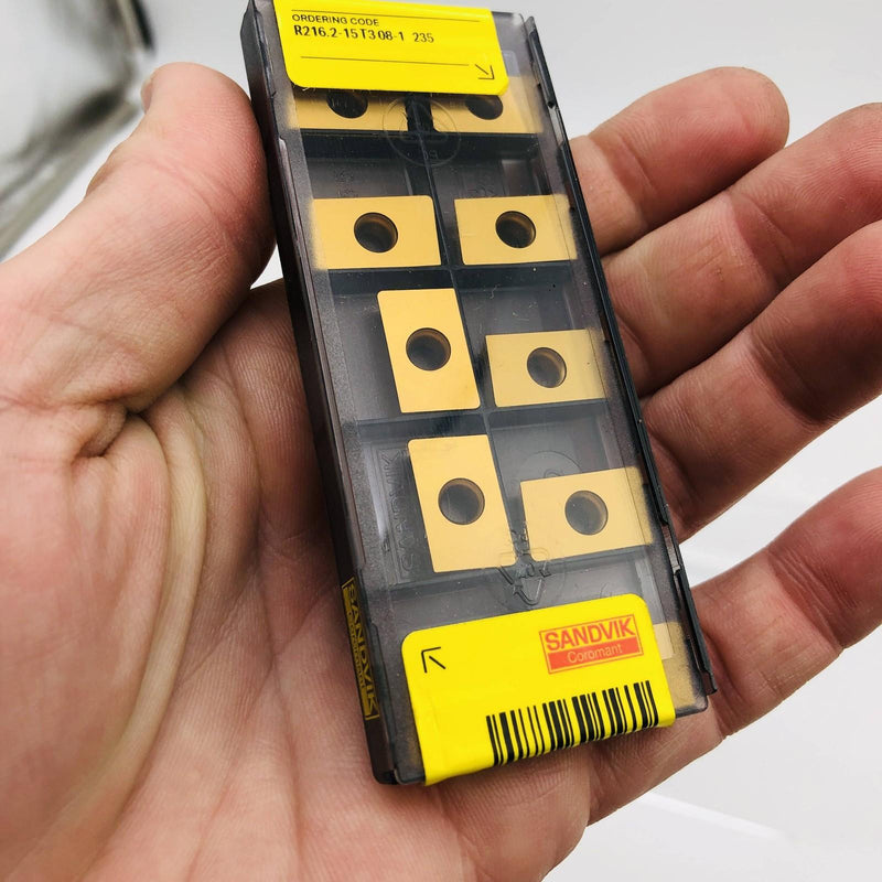 Sandvik R216215T3081235 Milling Insert U-Max 5742827 Carbide Rectangle 10pk 2